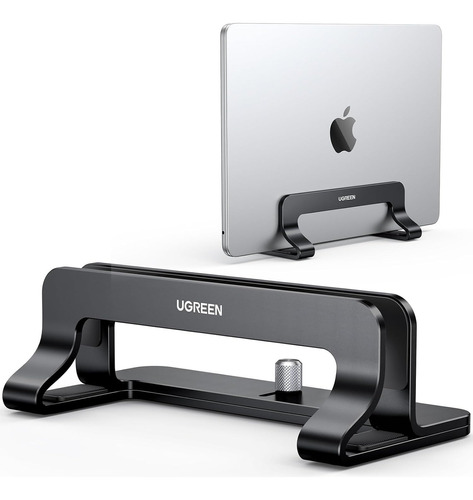Soporte vertical ajustable de aluminio Ugreen para ordenador portátil Mac, color negro