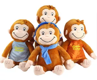 Elise Los Juguetes de Felpa 1pcs Jorge el Curioso Mono de Peluche Rellenos muñeca niños Regalos 30cm 