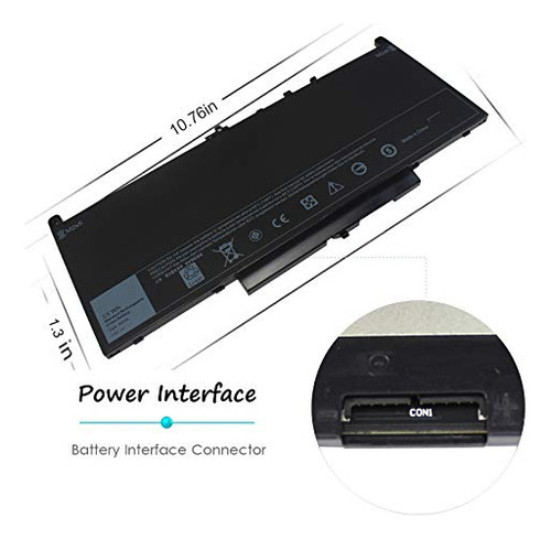 Batería De Computadora Portátil Vinpera 55wh J60j5