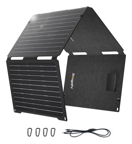 Panel Solar Portátil 50w Con Salidas Usb Para Exteriores