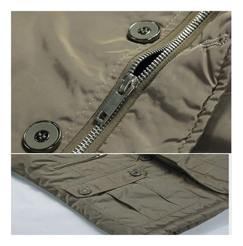 Parka Cortavientos Informal De Invierno For Hombre