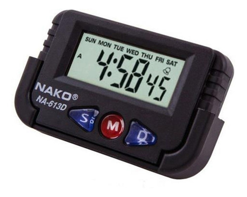 Imagen 1 de 9 de Reloj Digital Alarma Cronometro Fecha Carro Moto Supli