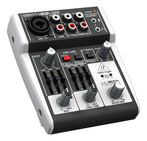 Consola Behringer 302usb Xenyx 5 Entradas Interfaz Usb