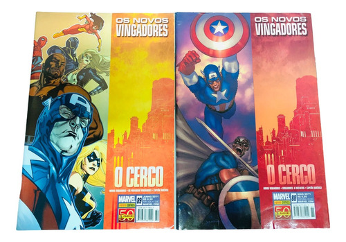 2 Hqs O Cerco Os Novos Vingadores 88 E 89 Marvel Panini (Usado)