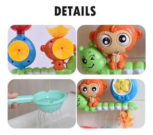 Brinquedo De Parede Para Banho Infantil Sunction Água Sprink