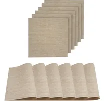 Comprar  Juego De 6 Individuales Lavables De Forma Cuadrada De 15x15