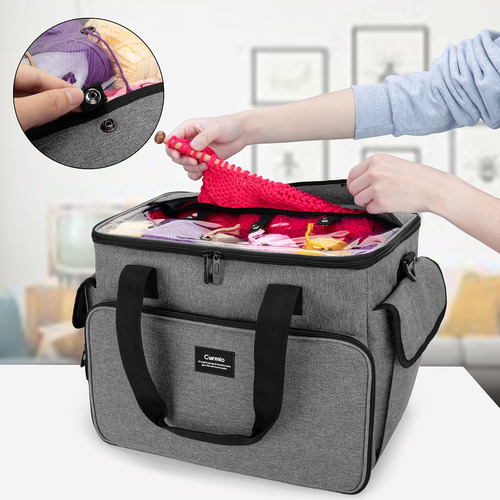Bolsa De Tejer, Bolsa De Almacenamiento De Hilo Con Comparti
