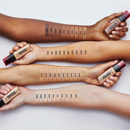 Base de maquillaje en cremoso L'Oréal Paris Infallible Infalible Infallible 24H Fdt tono 481 arena (cool sand) - 30mL 100.076g