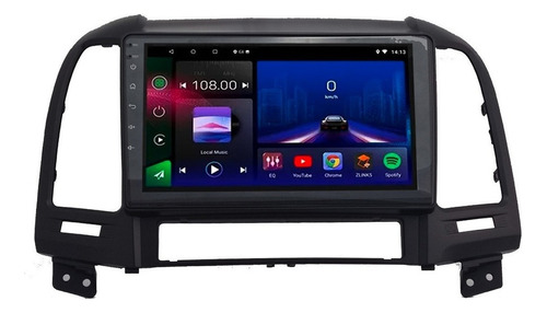 Stereo Android Pantalla 9¨ Hyundai Santa Fe 2gb 64gb