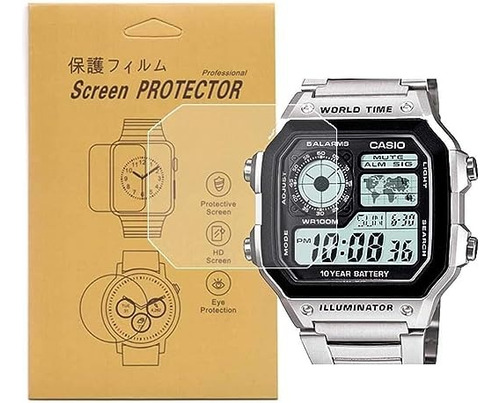 2x Películas Protectora Casio Dw-5600/5610/5035 Ae-1000/1200