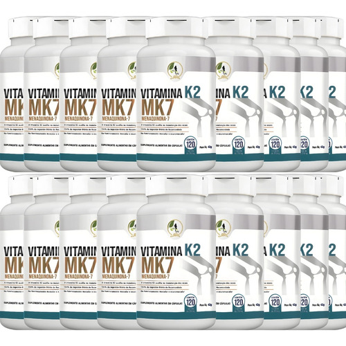 Kit C/20 Suplementos K2 Mk7 Menaquinona - Venda Atacado