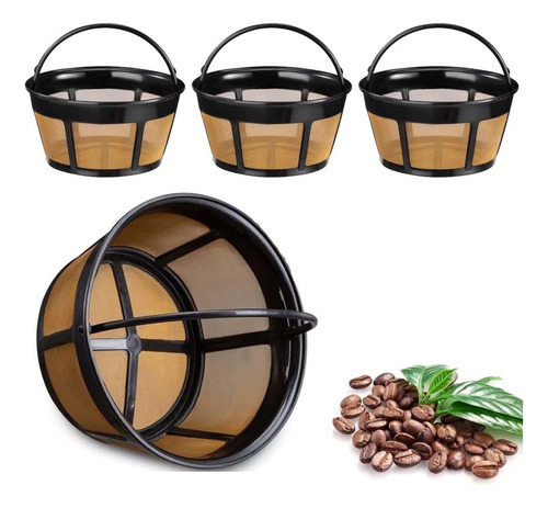 Cesta De Filtro De Café, 4 Unidades, Filtros De Café Reutili