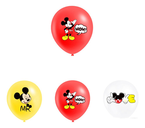 Art.fiesta Cumpleaños Infantil Globos Mickey Mouse