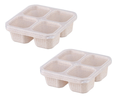 Recipiente Bento Box Reutilizable Para Preparar Comidas Y Al