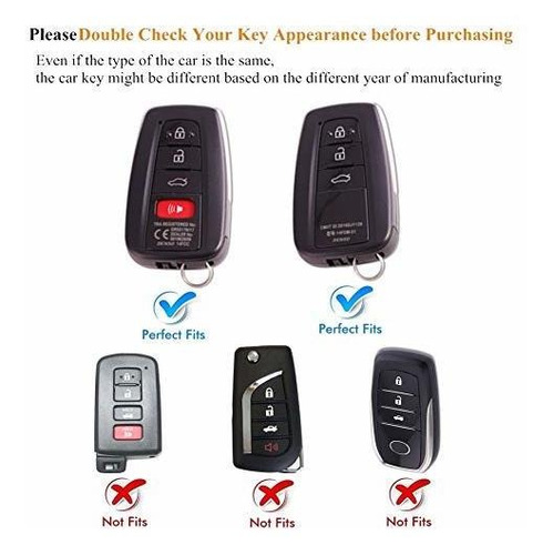 Mofei Para Toyota Key Fob Cover - Tpu Key Fob Estuche Funda