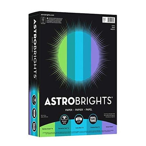 Astrobrights Papel De Color, 8,5  X 11  , 24 Lb / 89 Gsm,  C