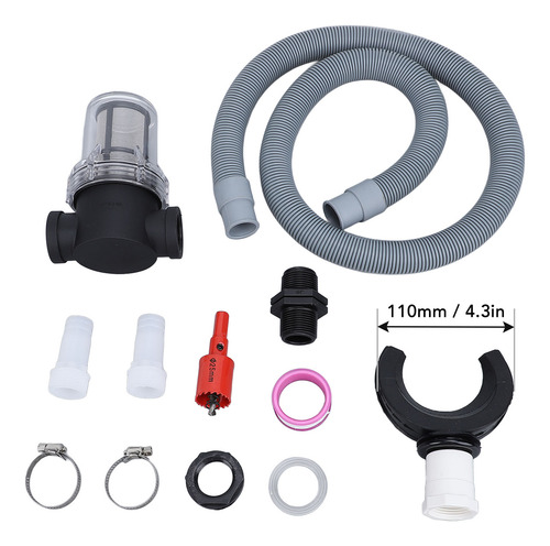 Kit Colector De Agua De Lluvia Con Conector Para Techo