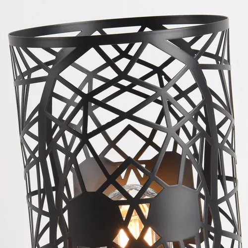 Lmpara De Mesa De Calavera Negra Con Interruptor De Enchufe,