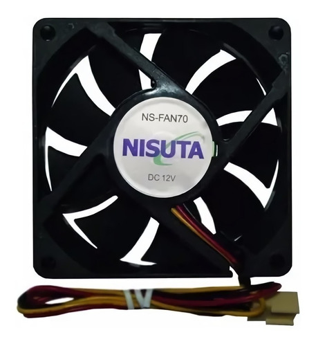 Fan 60mm 3pin 15mm Espesor 5500rpm Ruleman Nisuta