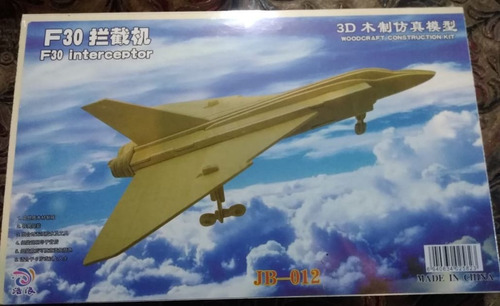 Rompecabezas 3d Madera Aviones Vehiculos