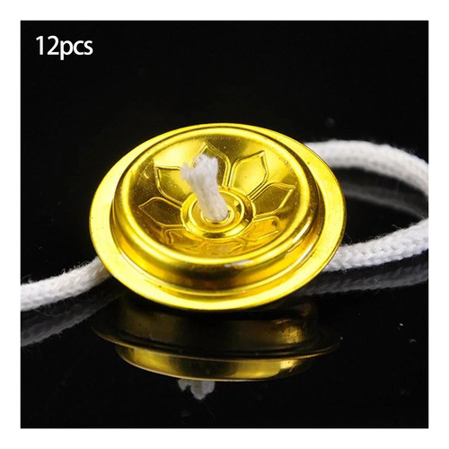 Para 12x Lámpara De Aceite Mechas Flotantes Soporte De