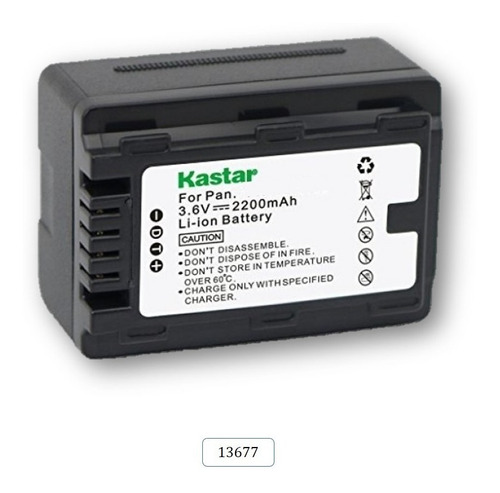 Bateria Mod. 13677 Para Panasonic Sdr-hs85p