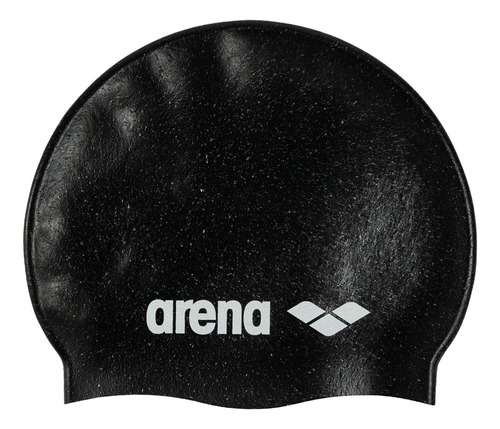 Arena Gorra De Natación Clásica Unisex Silicona Suave Negro Lisa Unitalla Adulto