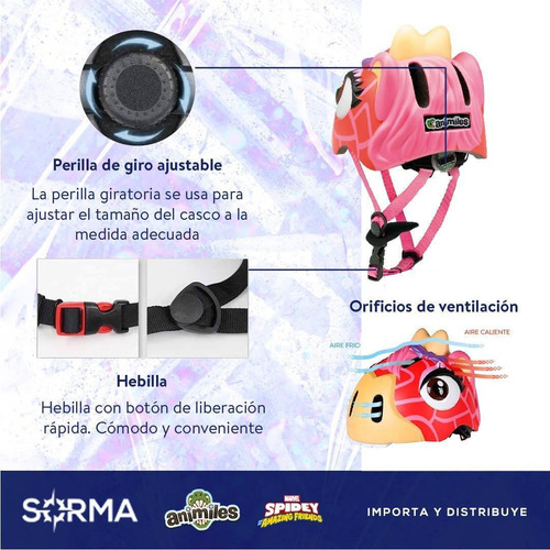 Imagen 4 de 10 de Combo Monopatín Spidey Infantil 3 Ruedas C/luz + Casco 3d
