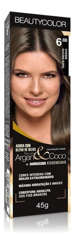 Kit Tintura Beautycolor  Argan&Coco Beautycolor tom louro escuro tabaco 6.88