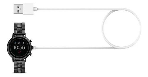 Cargador De Cable De Carga Magnética Para Fossil Gen 4/5 Par