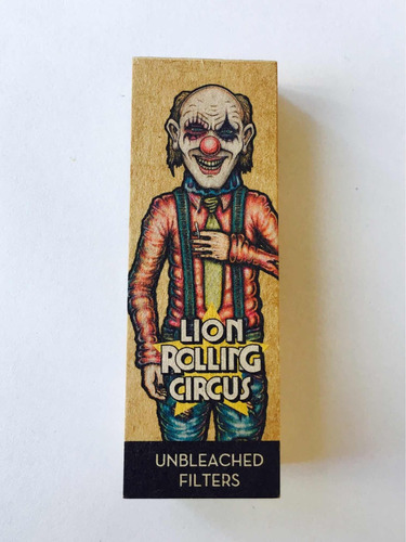 Filtro Unbleached De Carton Lion Rolling Circus X Caja 24 U