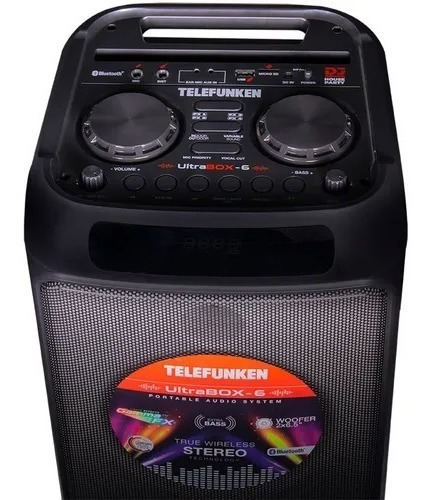 Imagen 3 de 4 de Parlante Portatil Telefunken Ultrabox 6 600w Bt