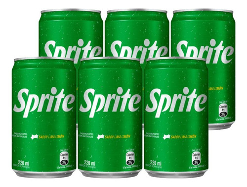 Sprite Original Lata 220 Ml Express Pack 6 Unidades