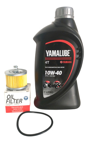 Óleo Yamalube 10w40 E Filtro De Óleo Ybr Factor 125i 2024