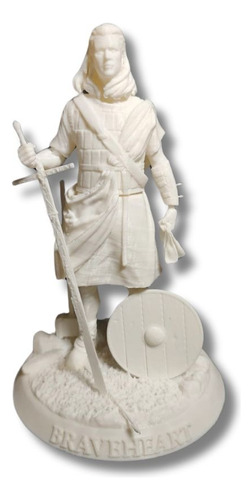 William Wallace Corazón Valiente, Blanco, 15cm De Alto