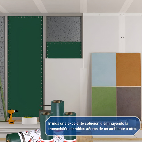 Fonac Barrier Aislante Acústico Espesor 3 Mm Por 1,22 M2