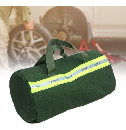 Bolsa De Herramientas De Lona Con Cremallera, Bolsa 37x20cm
