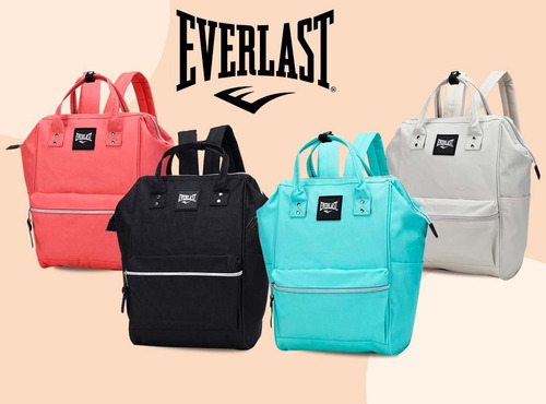 Mochila Everlast Mujer Anti Espalda Urbana Dama | Envío