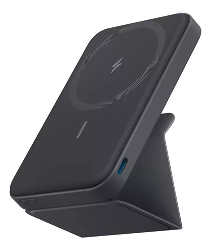 ANKER Pack Cargador Magnético Inalámbrico MagGo + Cable USB-C y Cargador De  Pared Negro Anker