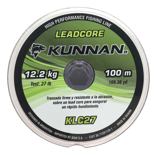 Linea De Plomo Para Hacer Trolling Kunnan 27lbs. X100 Metros