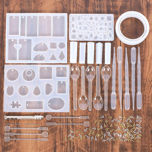 142x Molde De Resina Kit De Silicona Colgante Pulsera Molde