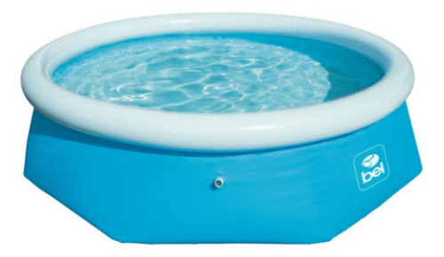 Piscina Redonda Inflável 2700l 2,44m X 66cm Bel Lazer Azul