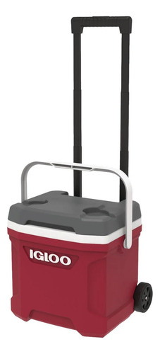 Conservadora Heladera Igloo Latitude 16 Roller 15lts Color Rojo
