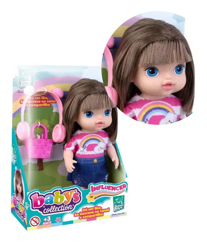 Imagem 3 de 7 de Boneca Babys Colletction Influencer Super Toys 475