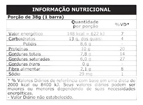 Whey Bar Creamy Caixa 12 Unid. 456g Probiótica - Chocolate Chocolate