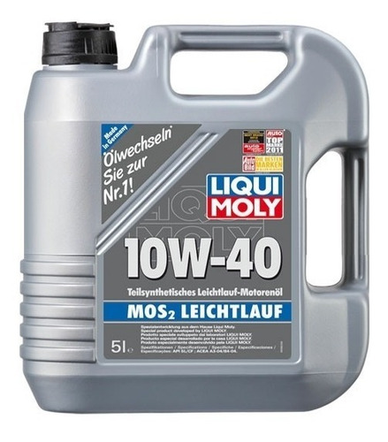 Imagen 1 de 2 de Aceite Liqui Moly Supermos2 10w40 5l Art 2184 L46