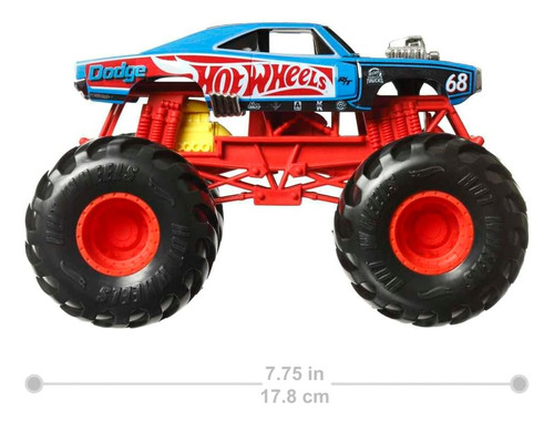 Hot Wheels Monster Trucks Dodge 2023 De Gran Tamaño