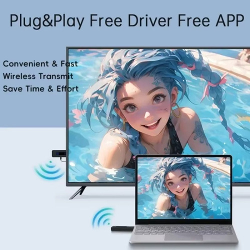 Receptor De Audio Independiente De Vídeo Inalámbrico Hdmi 10