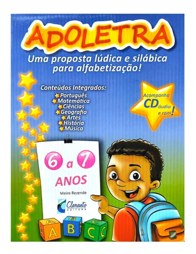 Coleção Adoletra 6 A 7 Anos - 6 Volumes - Ensino Fundamental