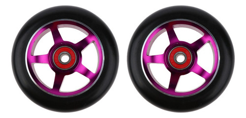 2 Ruedas De Repuesto De 100 Mm Para Patinete / Acrobacias